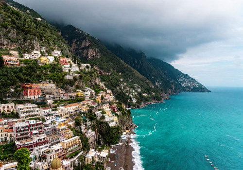 Kaart Italië Amalfi kust: dorpen op de kaart